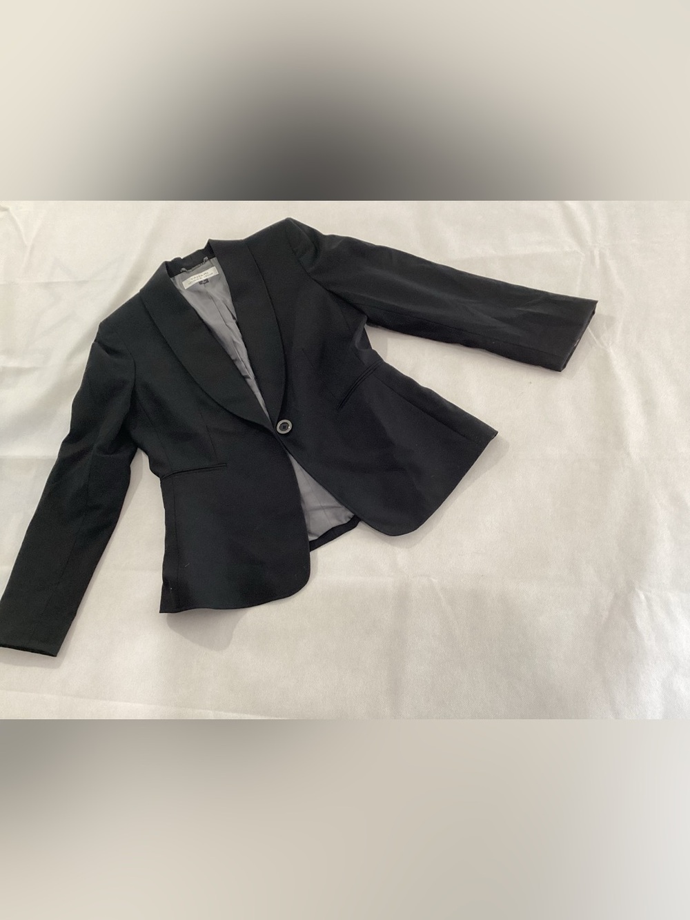 Tahari Black Single-Button Tailored Women's Blazer